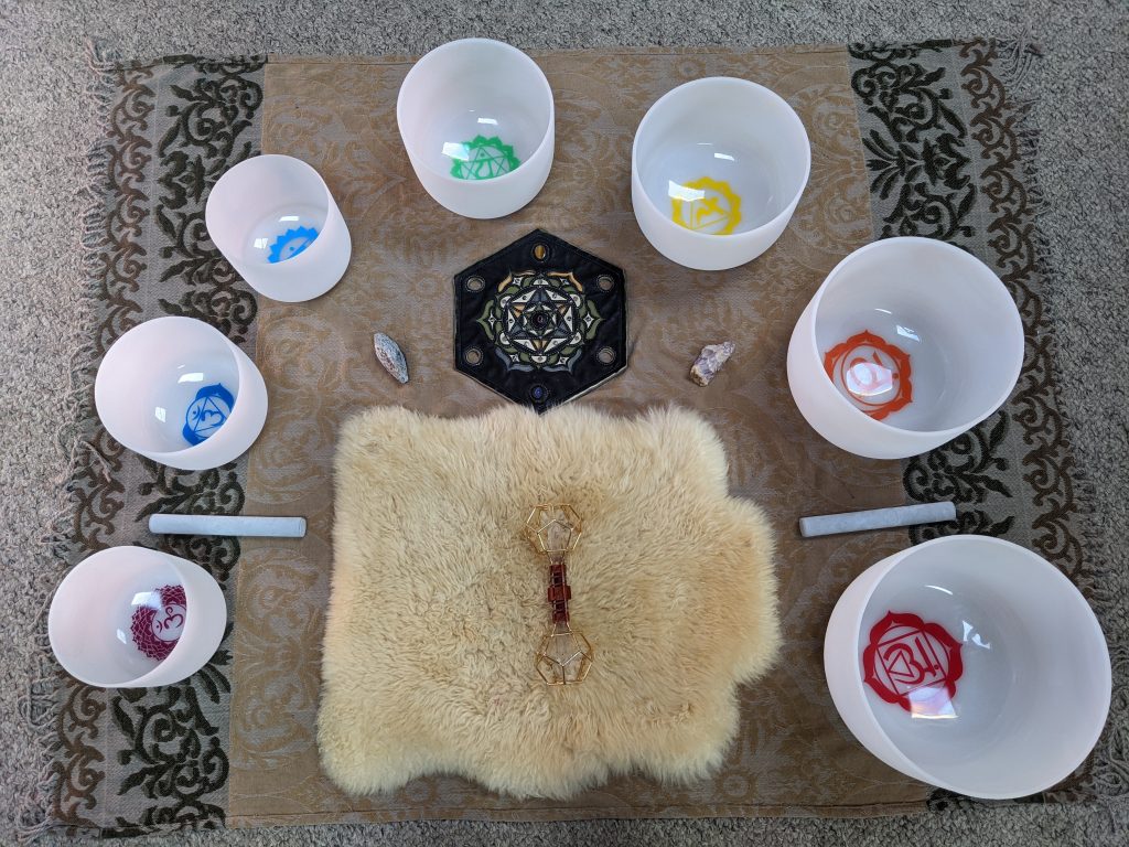 Chakra Crystal Singing Bowls