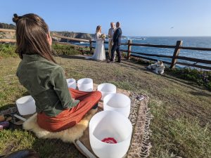 wedding crystal singing bowls tongue drums ceremony handfasting
